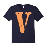 Vlone V Staple Navy T-Shirt