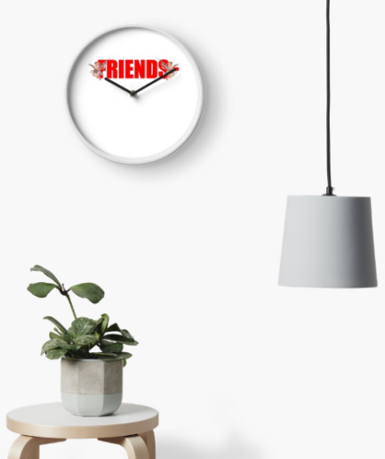 Friends Vlone - V lifestyle logo Clock