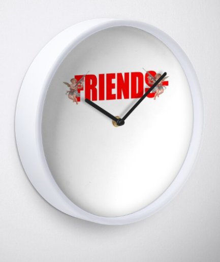 Friends Vlone V lifestyle logo Clock 3