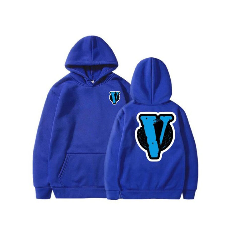 Juice Wrld x Vlone Earth Royal Hoodie (10)