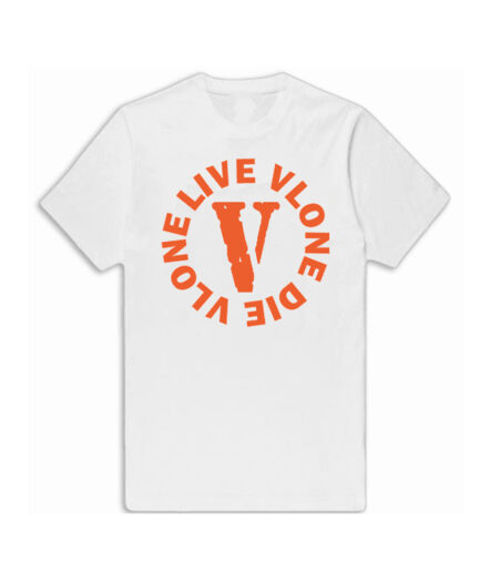 Live Vlone Die Vlone T Shirt White