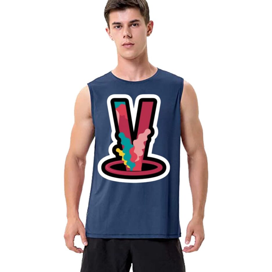 Nav X Vlone Circle Print V Sleeveless Shirt 3