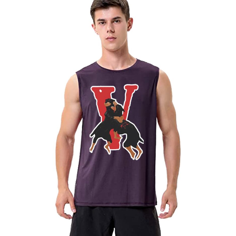 Nav X Vlone Dogs Sleeveless Shirt With Big V Letter 6