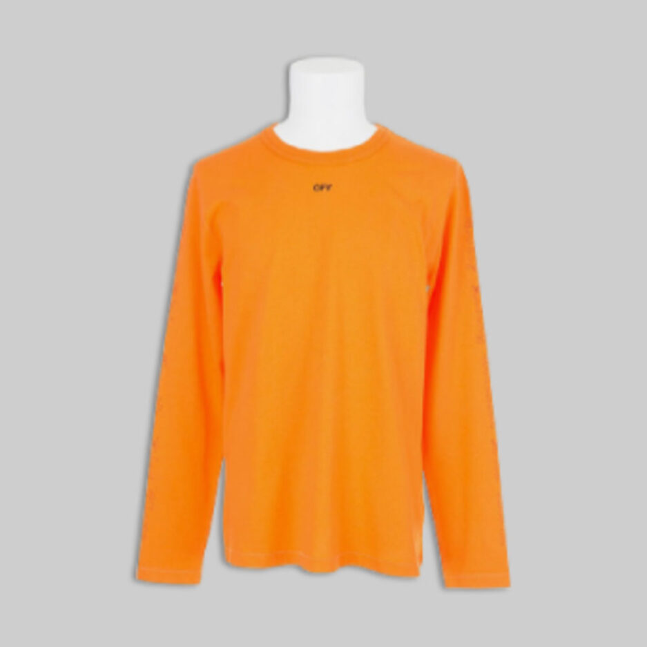 OFF WHITE X VLONE Longsleeve – Orange (1)