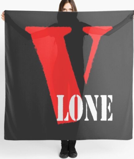 Vlone Text Printed Scarf