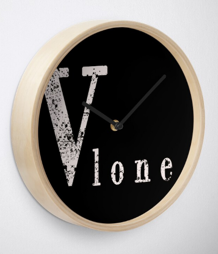 Vlone Sticker Clock