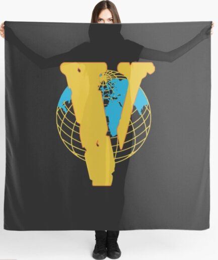 Vlone V Earth Scarf