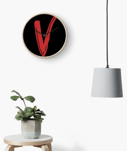 VLone Red V Clock