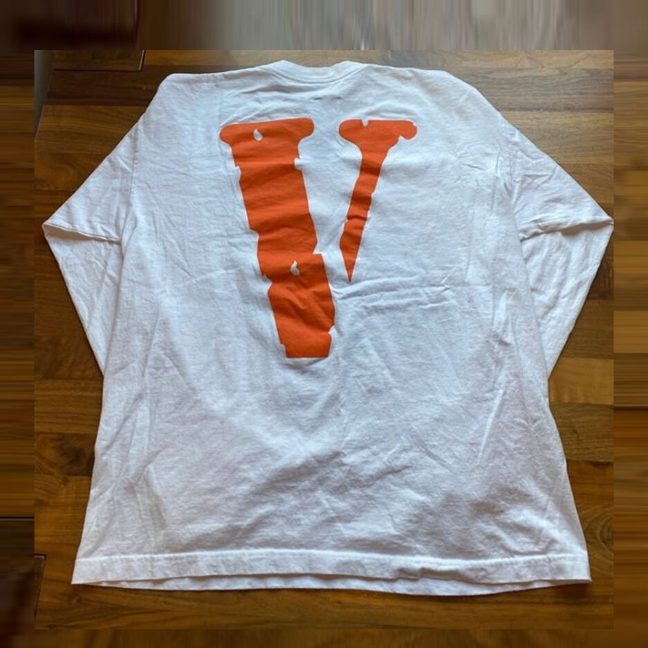 VLONE Friends Sweatshirt Orange & White (1)