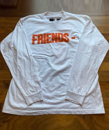 VLONE Friends Sweatshirt Orange & White (2)