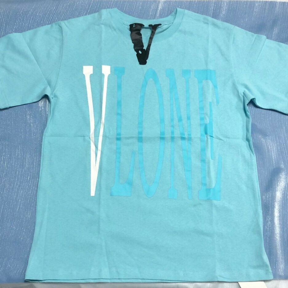 Vlone Turquoise T-Shirt for Adults