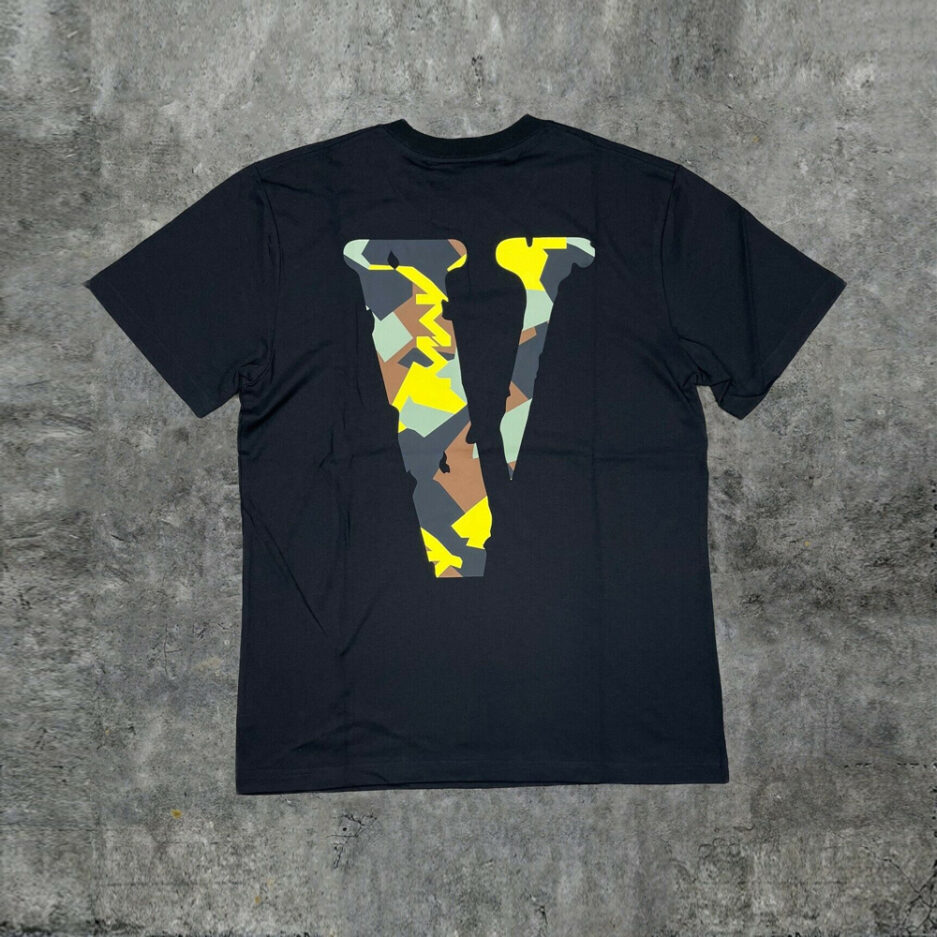 VLONE x Call of Duty Friends Yellow Camo on Black T-shirt