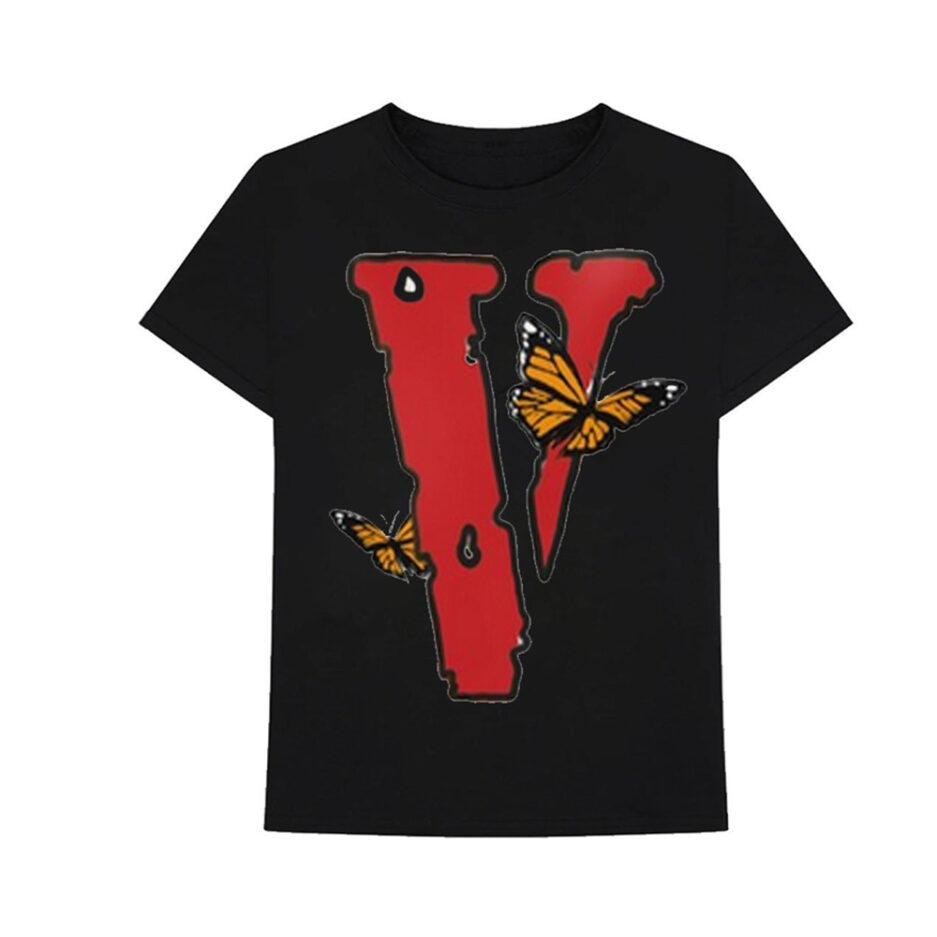 VLONE x Juice Wrld Butterfly T Shirt (1)