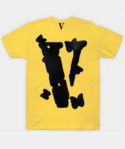 Vlone Black Shape Butterfly T Shirt (2)