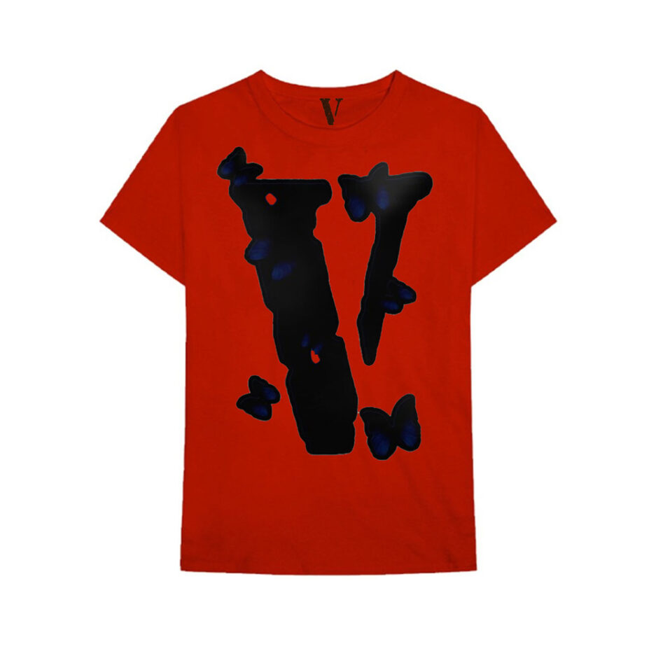 Vlone Black Shape Butterfly T Shirt (3)