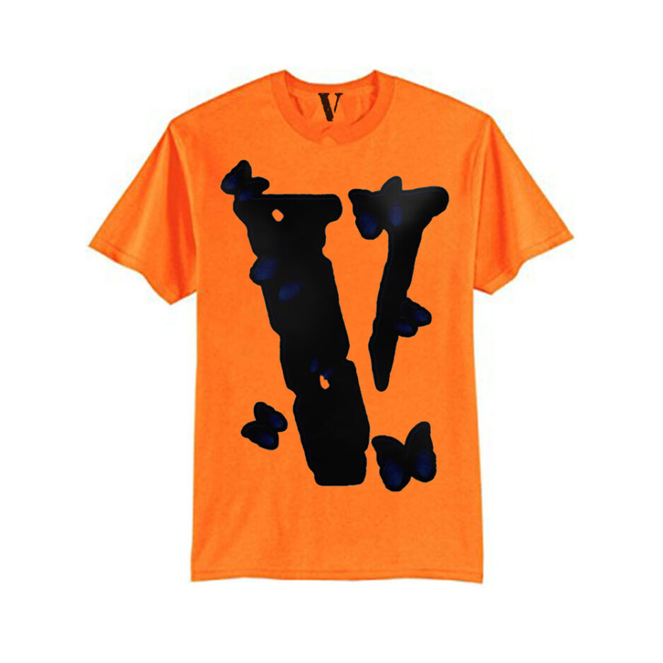 Vlone Black Shape Butterfly T Shirt (5)