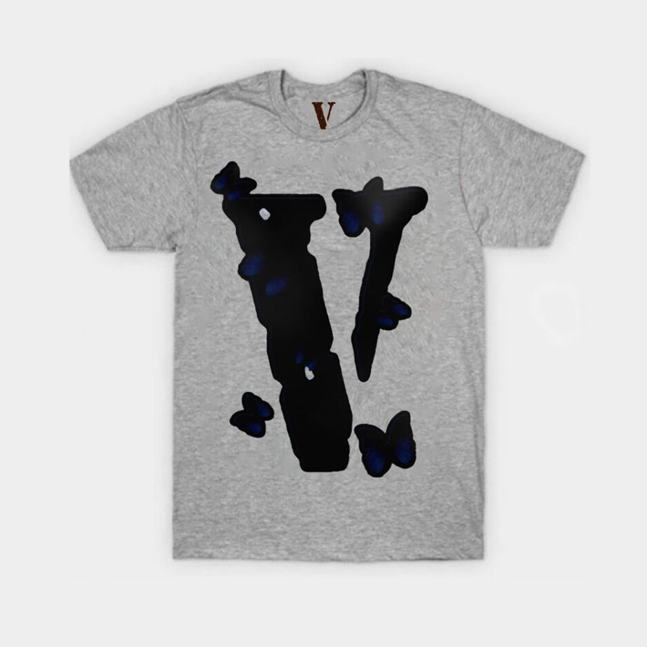 Vlone Black Shape Butterfly T Shirt (7)