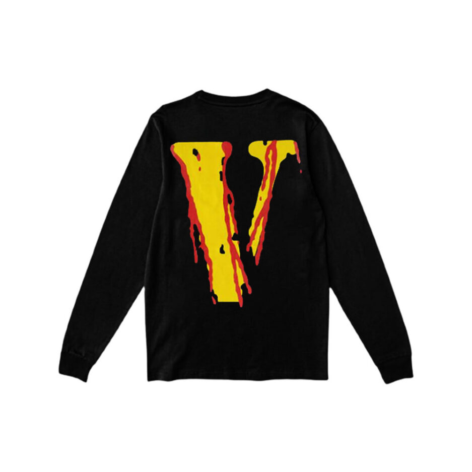 Vlone Blood Smiley Face Sweatshirt – Black