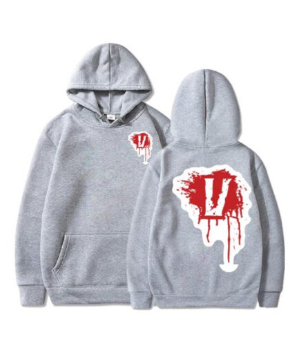 Vlone Blood V Pullover Hoodie (1)