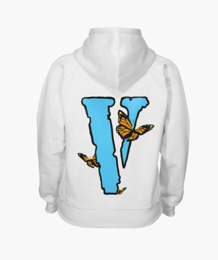 Vlone Blue ButterFly Hoodie