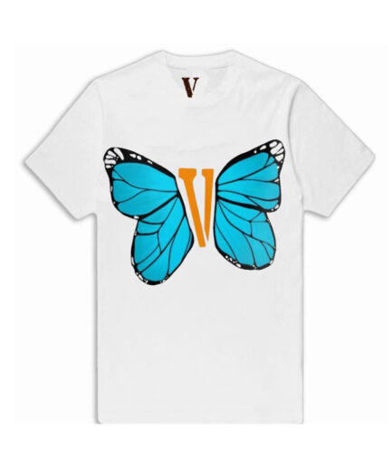 Vlone Blue Butterfly T Shirt (1)