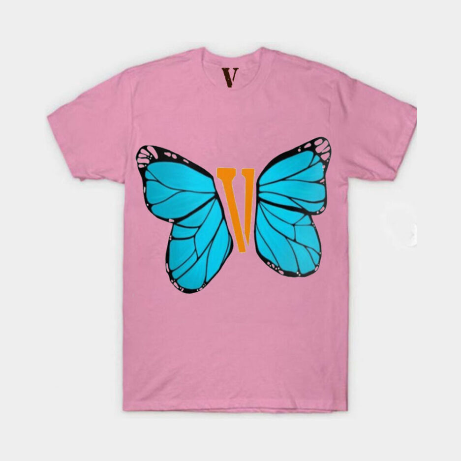 Vlone Blue Butterfly T Shirt (10)