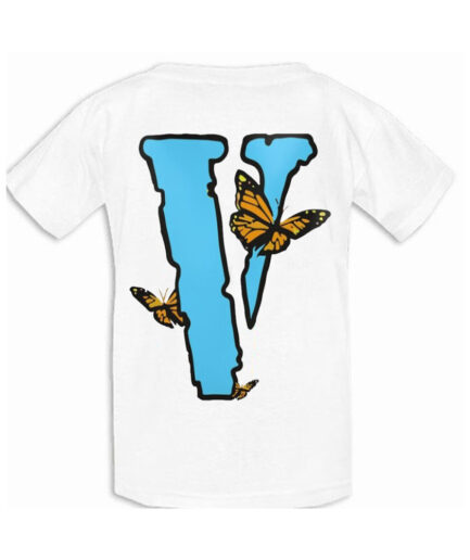 Vlone Blue Butterfly T Shirt (2)