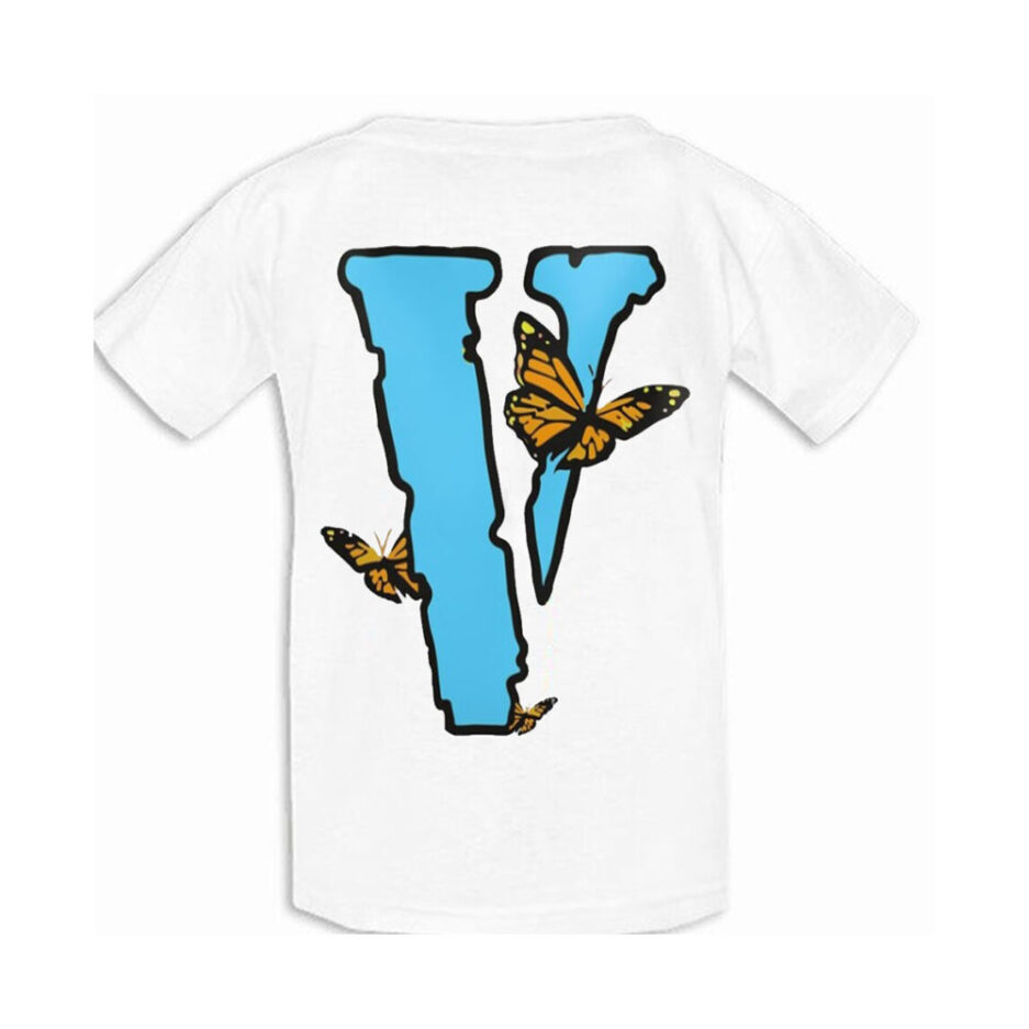 Vlone Blue Butterfly T Shirt (2)