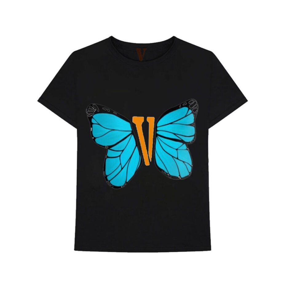 Vlone Blue Butterfly T Shirt (3)