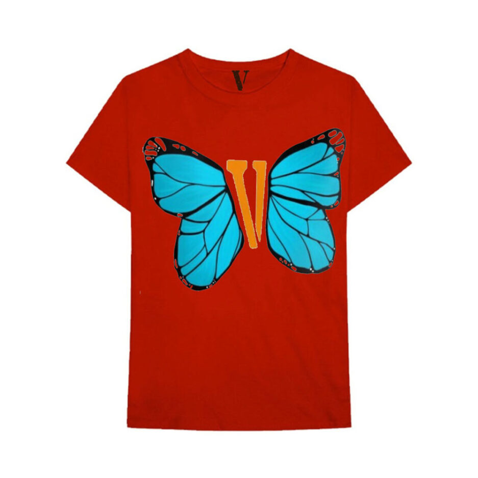 Vlone Blue Butterfly T Shirt (4)