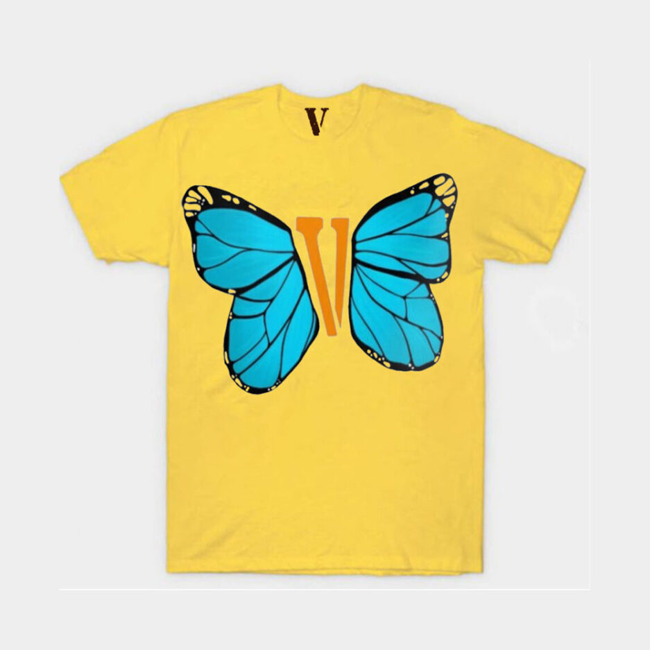 Vlone Blue Butterfly T Shirt (5)