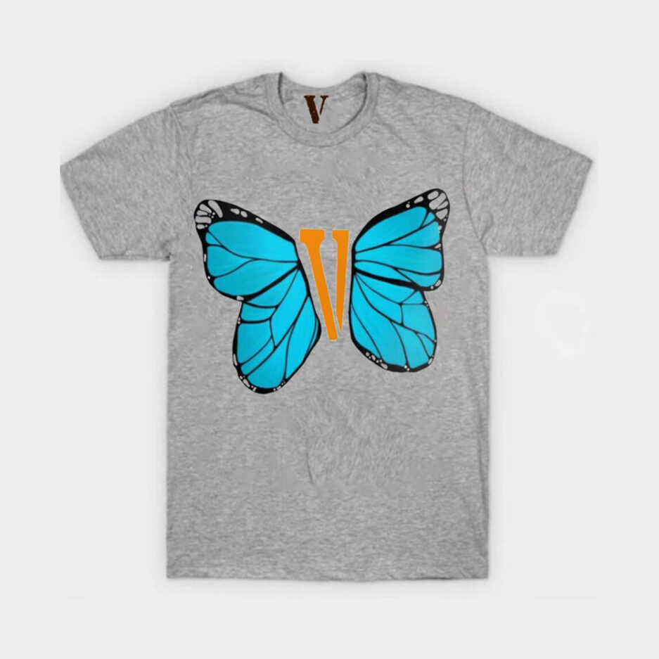 Vlone Blue Butterfly T Shirt (7)