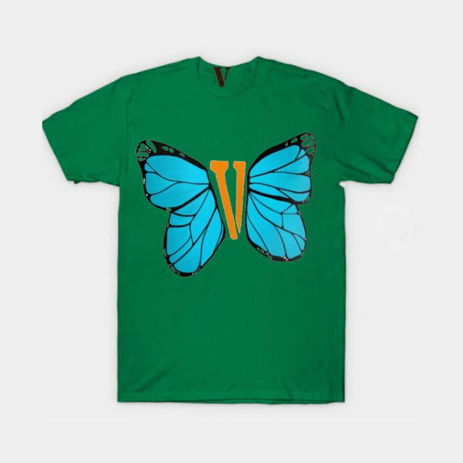 Vlone Blue Butterfly T Shirt (8)