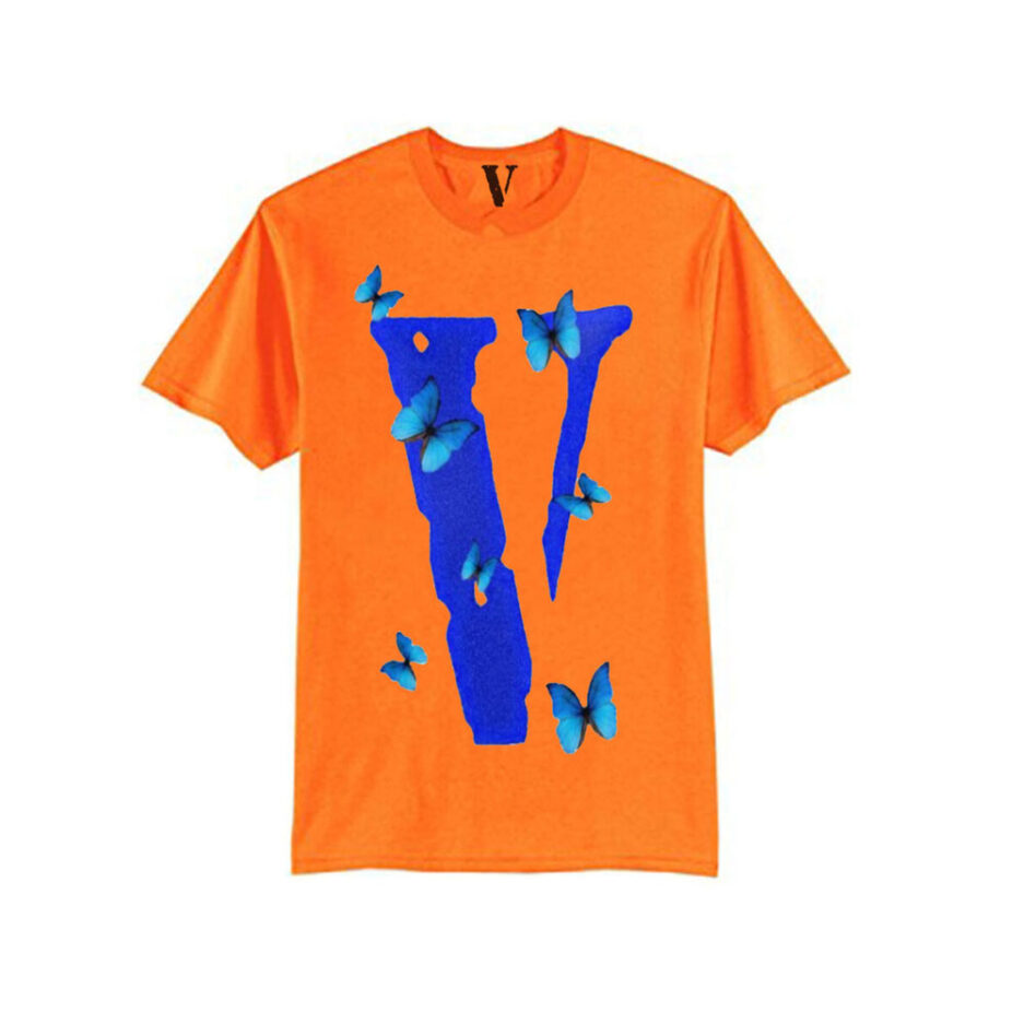 Vlone Blue Butterfly T Shirt – White (3)