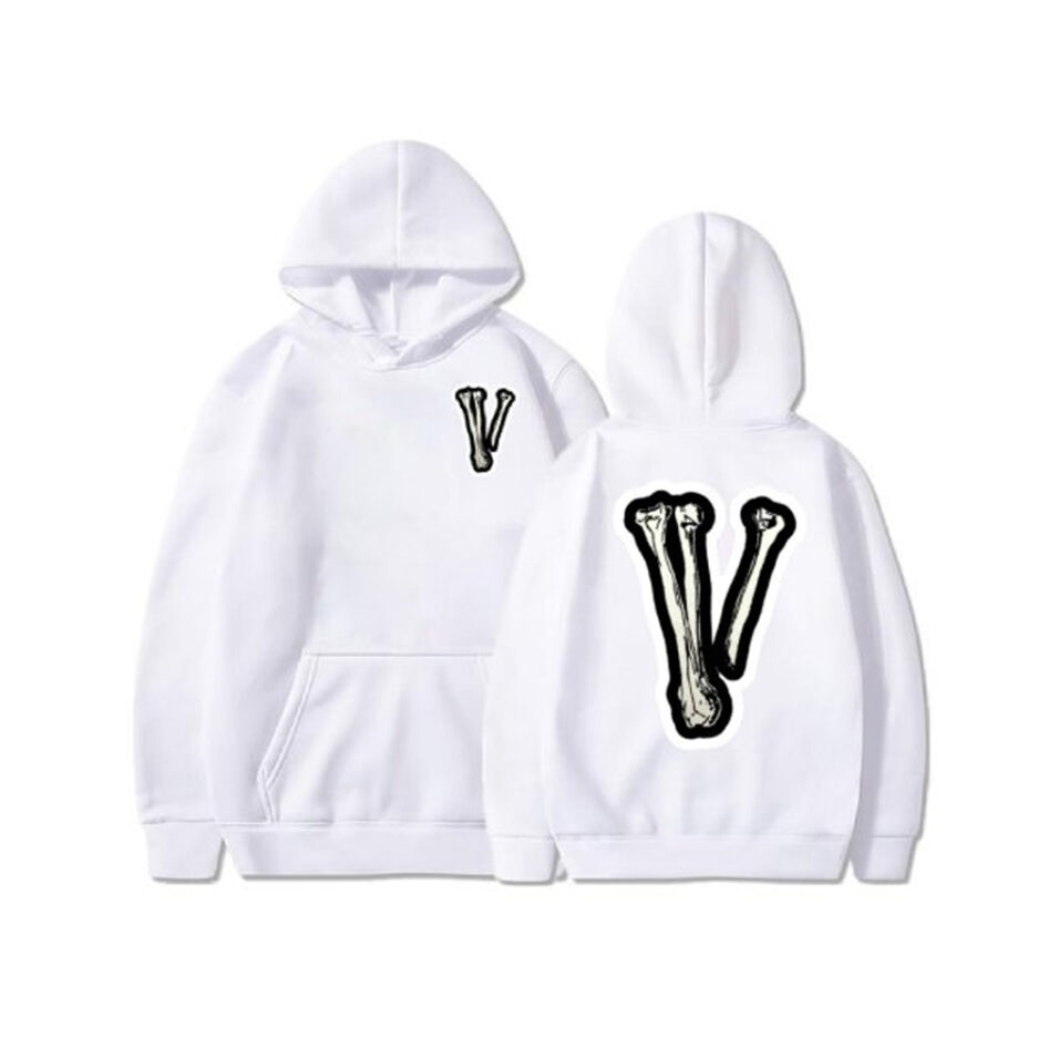 Vlone Bones V Skull Hoodie (2)