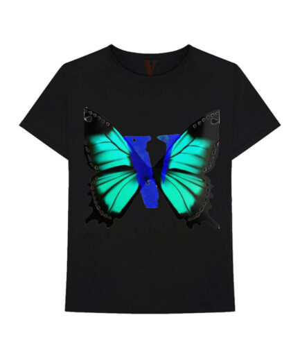 Vlone ButterFly RainBow T Shirt (1)