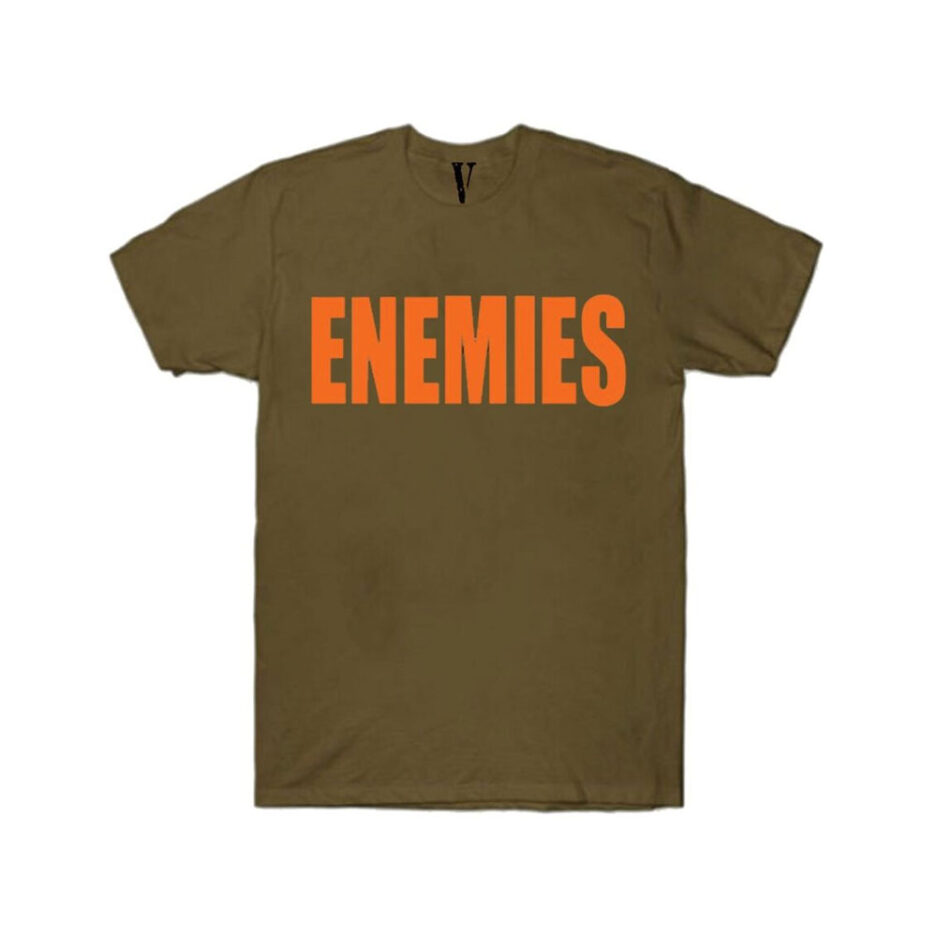 Vlone Enemies T Shirt – White (2)