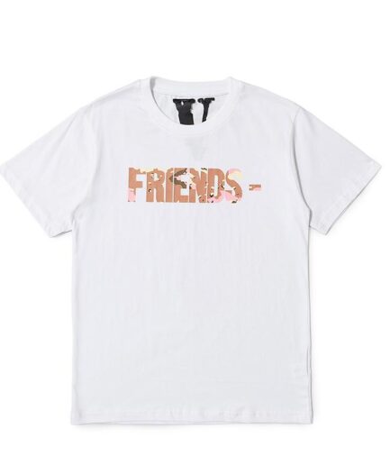 Vlone FRIENDS Desert Camo Exclusive White T-Shirt