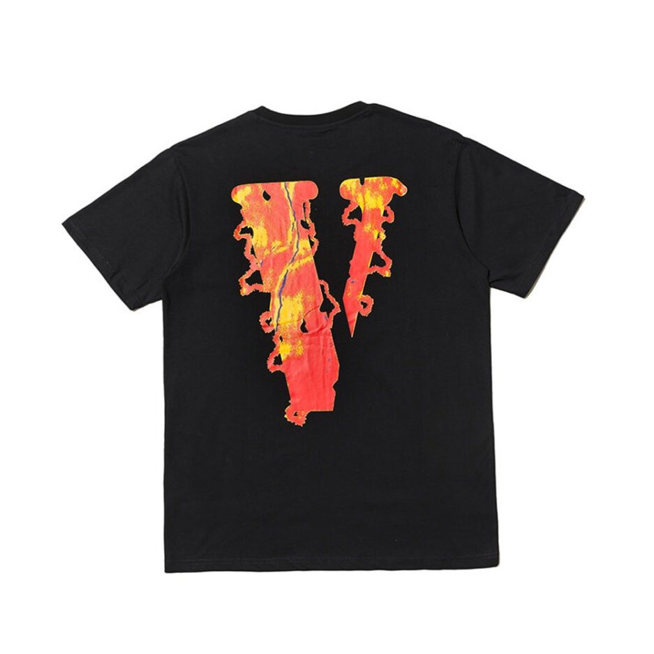 Vlone Flame Skull Tee Shirt (1)