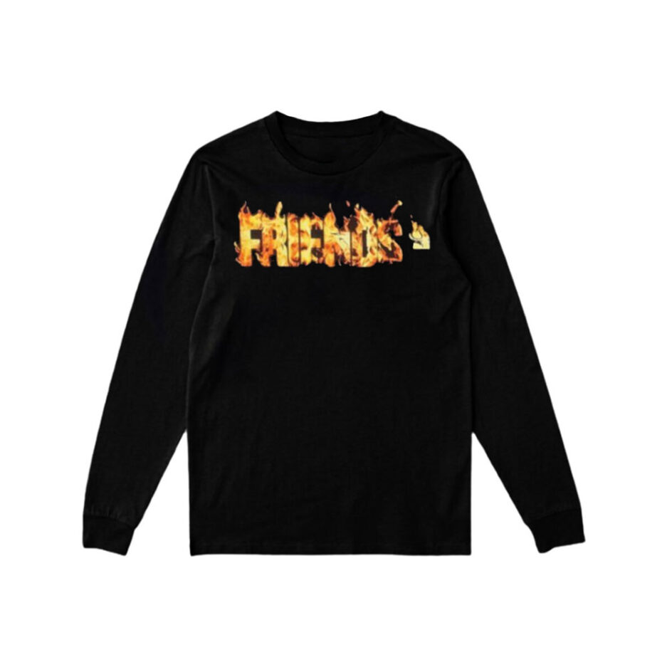 Vlone Flaming Friends Sweatshirt – Black (1)