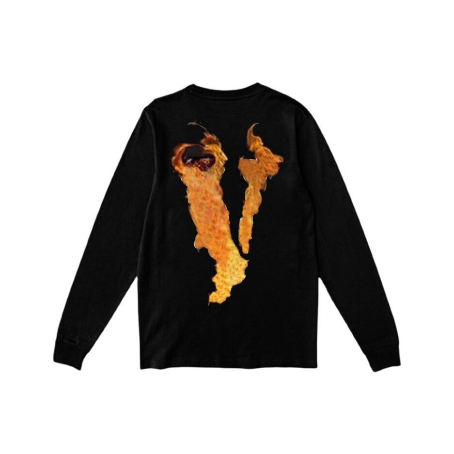 Vlone Flaming Friends Sweatshirt – Black (2)