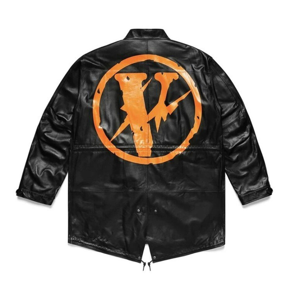 Vlone Fragment Leather Jacket (2)