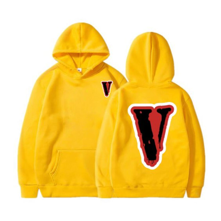 Vlone Friend Big V Letter Hoodie (1)