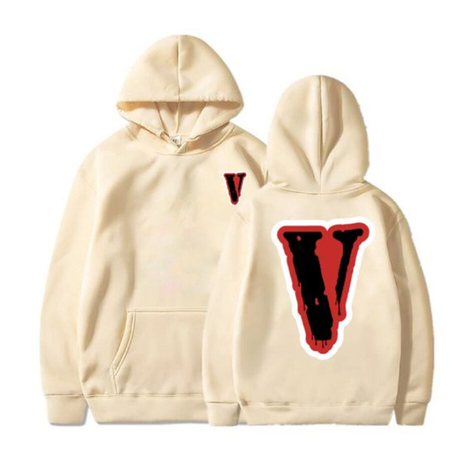 Vlone Friend Big V Letter Hoodie (7)