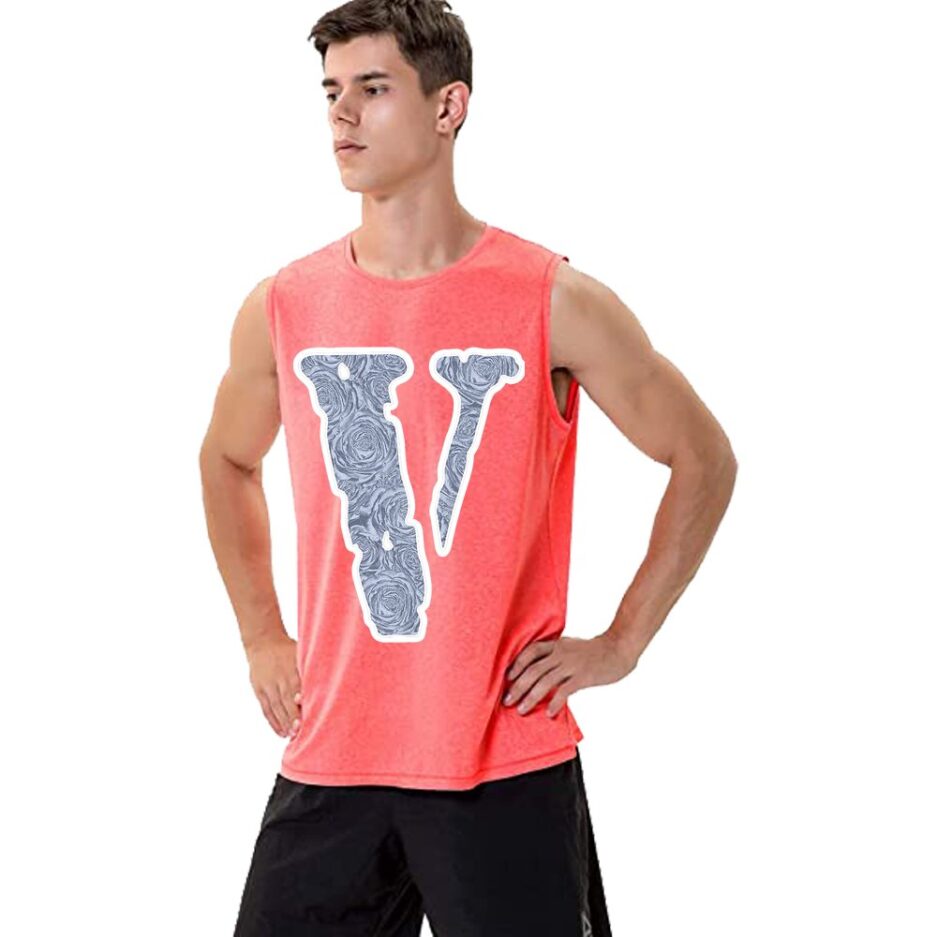 Vlone Friend Big V Letter Sleeveless Shirt 2