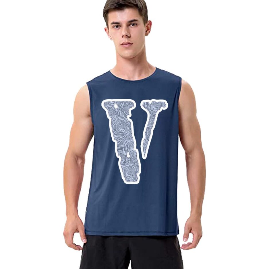 Vlone Friend Big V Letter Sleeveless Shirt 5