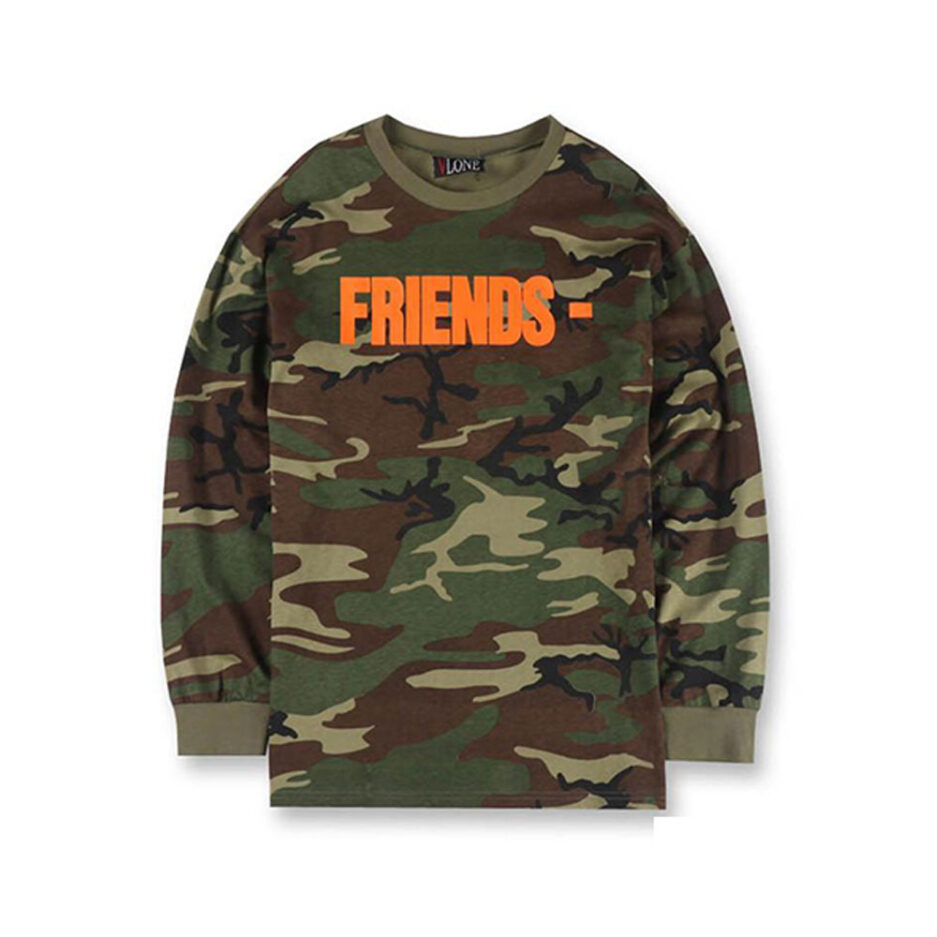 Vlone Friends Camouflage Sweatshirt