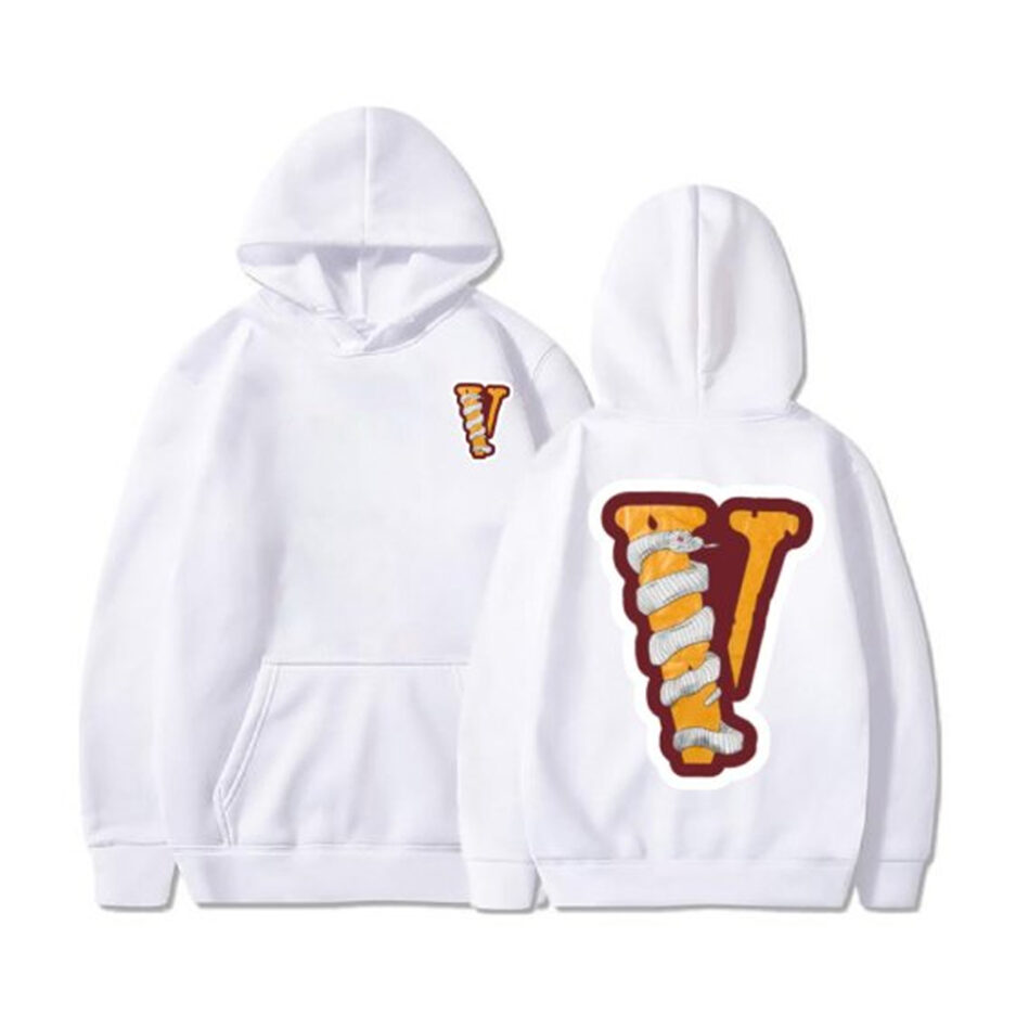 Vlone Gray Snake Edition Hoodie (2)