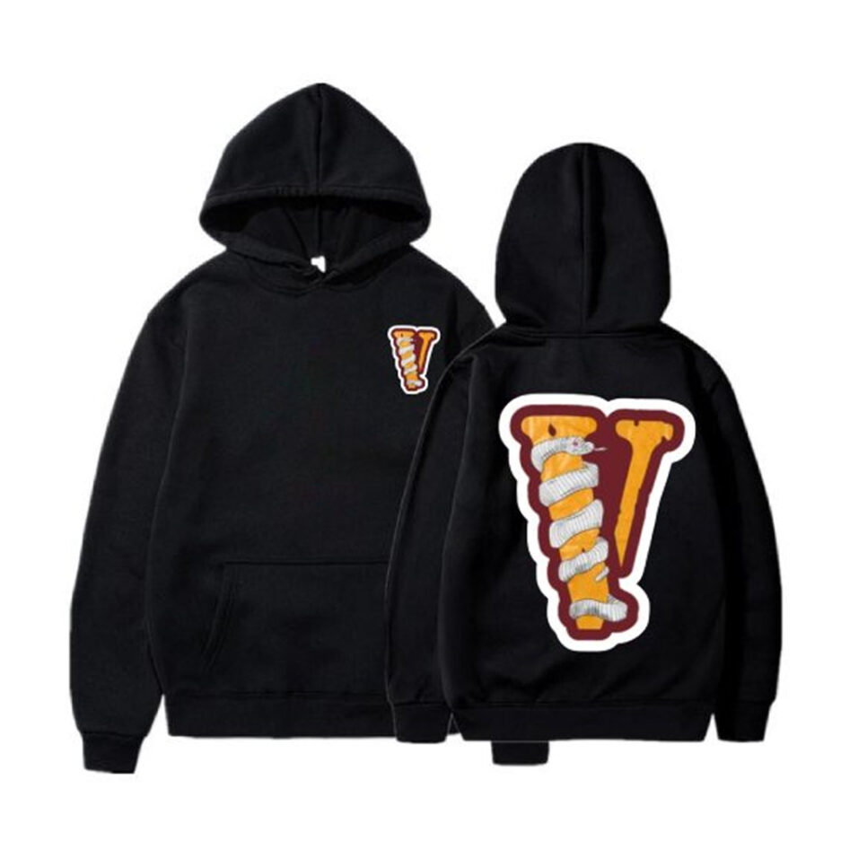 Vlone Gray Snake Edition Hoodie (4)