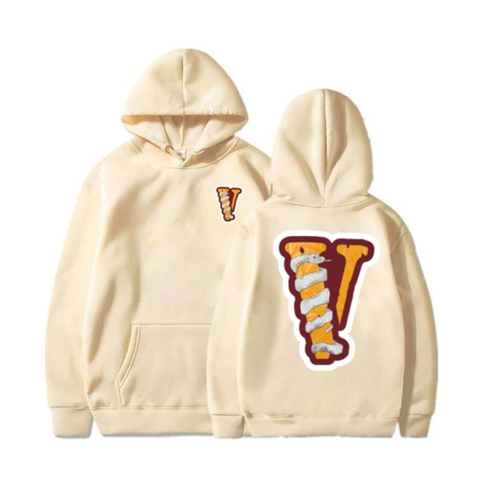 Vlone Gray Snake Edition Hoodie (6)